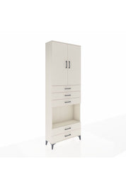 Arges Dolap 4 Raflı 5 Çekmeceli 2 Kapaklı 88x30x243 - S33M239V1A