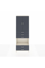 Arges Dolap 4 Raflı 5 Çekmeceli 2 Kapaklı 88x30x243 - S33M239V2A