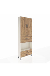 Arges Dolap 4 Raflı 5 Çekmeceli 2 Kapaklı 88x30x243 - S33M239V3A