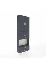 Arges Dolap 4 Raflı 5 Çekmeceli 2 Kapaklı 88x30x243 - S33M239V5A