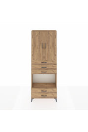 Arges Dolap 4 Raflı 5 Çekmeceli 2 Kapaklı 88x30x243 - S33M239V9A