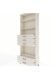 Arges Dolap 4 Raflı 5 Çekmeceli 88x30x243 - S33M240V1A