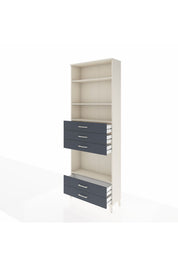 Arges Dolap 4 Raflı 5 Çekmeceli 88x30x243 - S33M240V2A