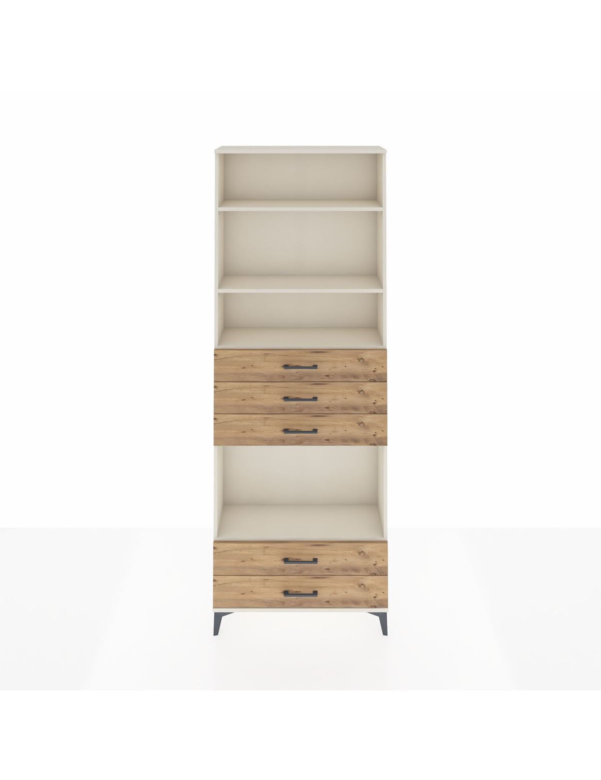 Arges Dolap 4 Raflı 5 Çekmeceli 88x30x243 - S33M240V3A
