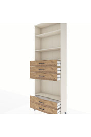 Arges Dolap 4 Raflı 5 Çekmeceli 88x30x243 - S33M240V3A