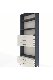 Arges Dolap 4 Raflı 5 Çekmeceli 88x30x243 - S33M240V4A