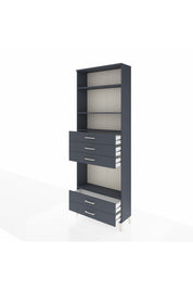 Arges Dolap 4 Raflı 5 Çekmeceli 88x30x243 - S33M240V5A