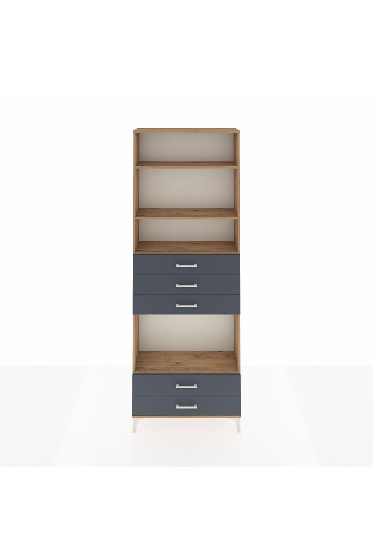 Arges Dolap 4 Raflı 5 Çekmeceli 88x30x243 - S33M240V8A