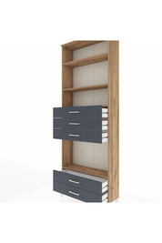 Arges Dolap 4 Raflı 5 Çekmeceli 88x30x243 - S33M240V8A