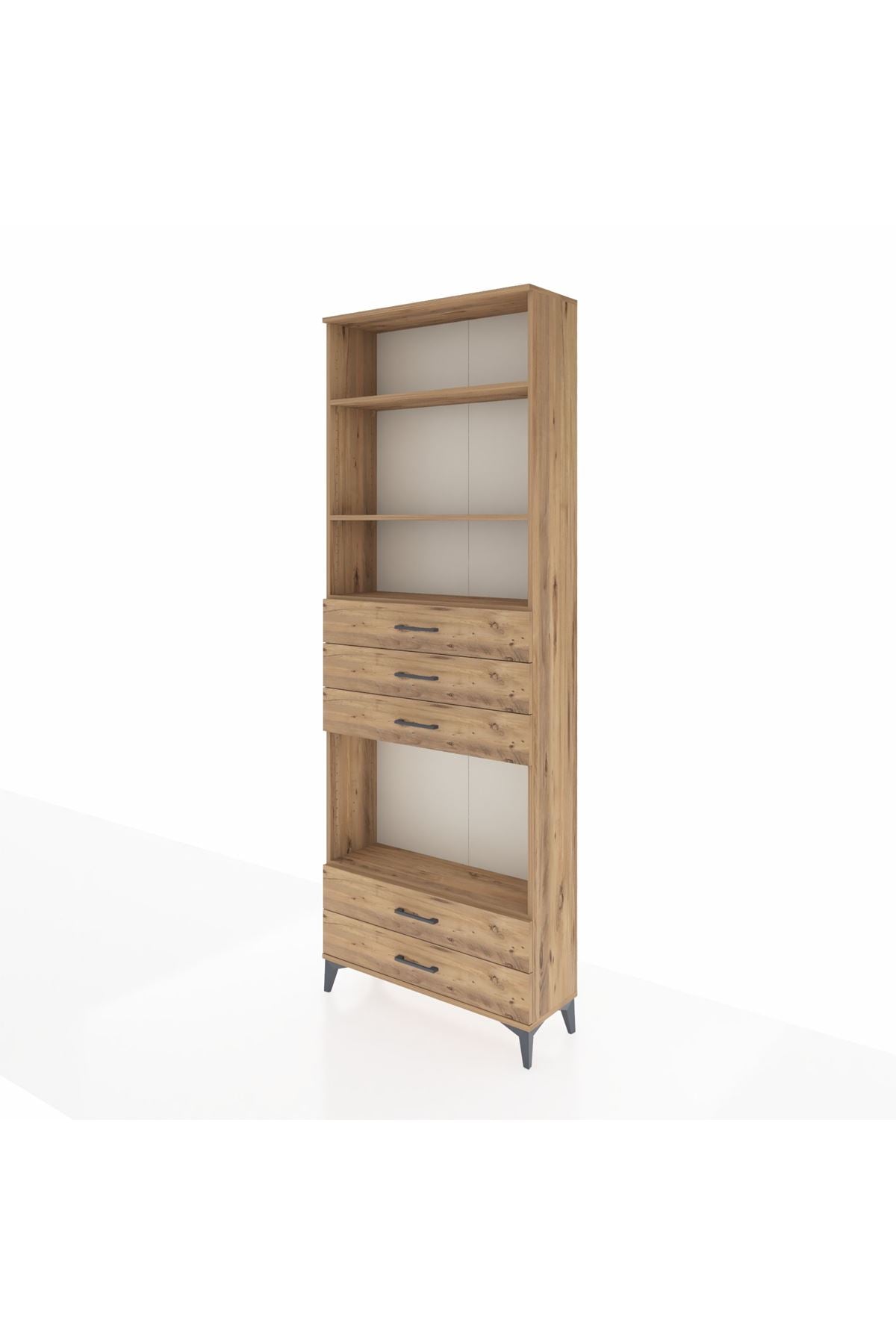 Arges Dolap 4 Raflı 5 Çekmeceli 88x30x243 - S33M240V9A