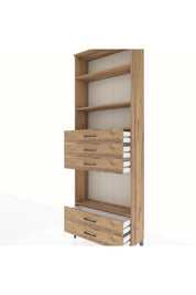 Arges Dolap 4 Raflı 5 Çekmeceli 88x30x243 - S33M240V9A