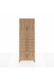 Arges Dolap 3 Raflı 5 Çekmeceli 4 Kapaklı 88x30x243 - S33M241V9A