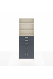 Arges Dolap 3 Raflı 5 Çekmeceli 2 Kapaklı 88x30x243 - S33M242V2A
