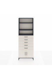 Arges Dolap 3 Raflı 5 Çekmeceli 2 Kapaklı 88x30x243 - S33M242V4A