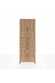 Arges Dolap 3 Raflı 4 Çekmeceli 4 Kapaklı 88x30x243 - S33M259V9A