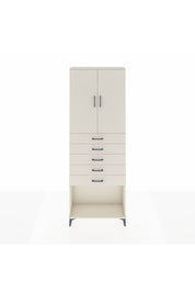 Arges Dolap 3 Raflı 5 Çekmeceli 2 Kapaklı 88x30x243 - S33M243V1A