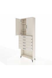 Arges Dolap 3 Raflı 5 Çekmeceli 2 Kapaklı 88x30x243 - S33M243V1A