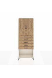 Arges Dolap 3 Raflı 5 Çekmeceli 2 Kapaklı 88x30x243 - S33M243V3A