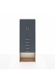 Arges Dolap 3 Raflı 5 Çekmeceli 2 Kapaklı 88x30x243 - S33M243V8A