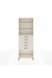 Arges Dolap 3 Raflı 5 Çekmeceli 88x30x243 - S33M244V1A