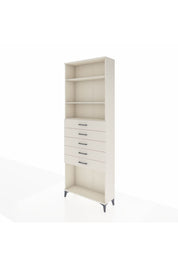 Arges Dolap 3 Raflı 5 Çekmeceli 88x30x243 - S33M244V1A