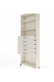Arges Dolap 3 Raflı 5 Çekmeceli 88x30x243 - S33M244V1A