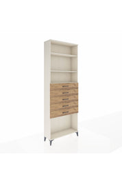 Arges Dolap 3 Raflı 5 Çekmeceli 88x30x243 - S33M244V3A