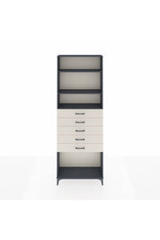 Arges Dolap 3 Raflı 5 Çekmeceli 88x30x243 - S33M244V4A
