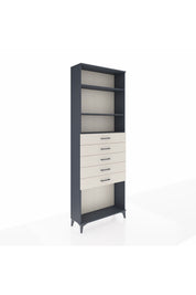 Arges Dolap 3 Raflı 5 Çekmeceli 88x30x243 - S33M244V4A
