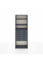 Arges Dolap 3 Raflı 5 Çekmeceli 88x30x243 - S33M244V5A