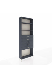 Arges Dolap 3 Raflı 5 Çekmeceli 88x30x243 - S33M244V5A