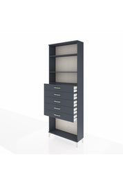 Arges Dolap 3 Raflı 5 Çekmeceli 88x30x243 - S33M244V5A