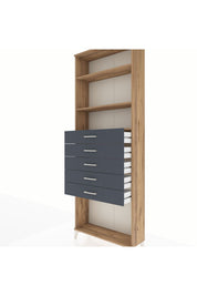 Arges Dolap 3 Raflı 5 Çekmeceli 88x30x243 - S33M244V8A