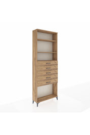 Arges Dolap 3 Raflı 5 Çekmeceli 88x30x243 - S33M244V9A