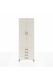 Arges Dolap 5 Raflı 4 Çekmeceli 2 Kapaklı 88x30x243 - S33M245V1A