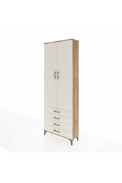 Arges Dolap 5 Raflı 4 Çekmeceli 2 Kapaklı 88x30x243 - S33M245V7A