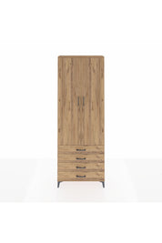 Arges Dolap 5 Raflı 4 Çekmeceli 2 Kapaklı 88x30x243 - S33M245V9A
