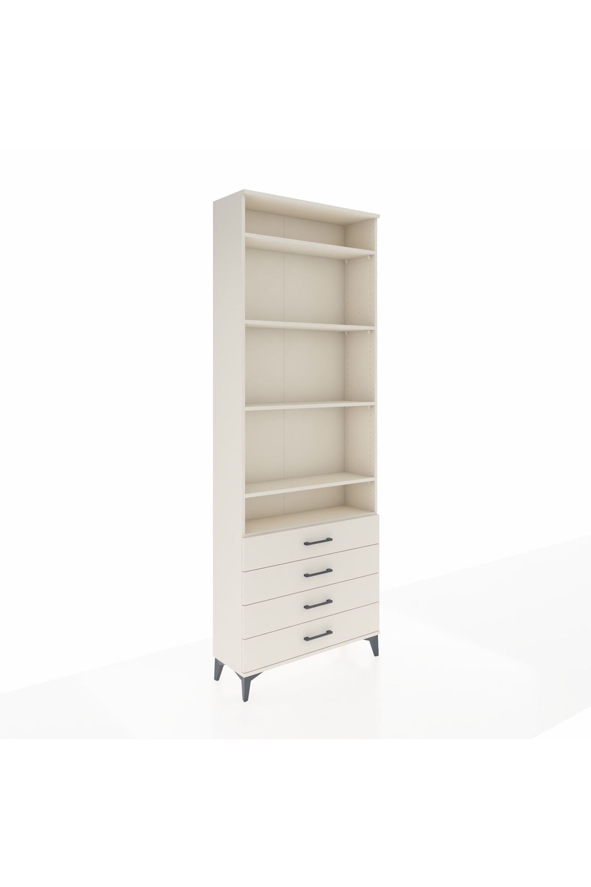 Arges Dolap 5 Raflı 4 Çekmeceli 88x30x243 - S33M246V1A