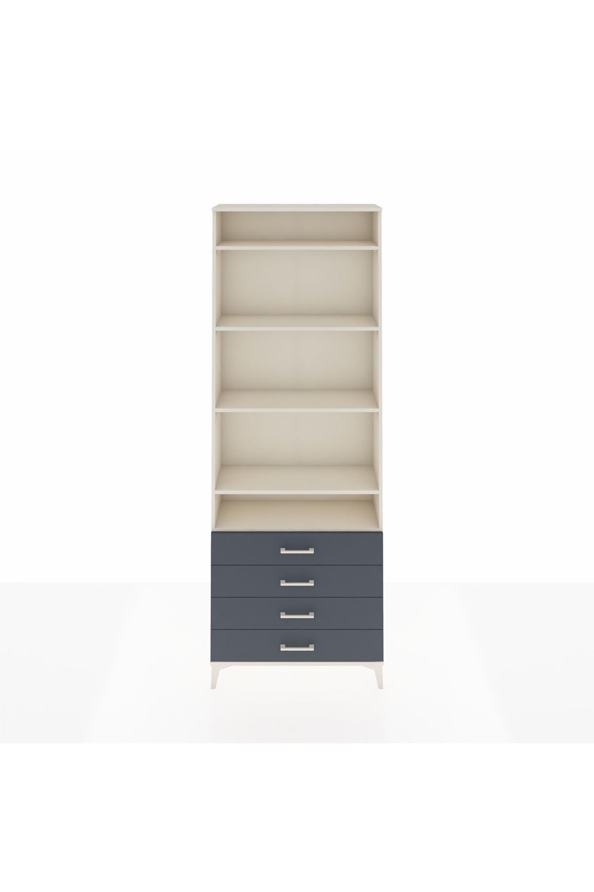 Arges Dolap 5 Raflı 4 Çekmeceli 88x30x243 - S33M246V2A