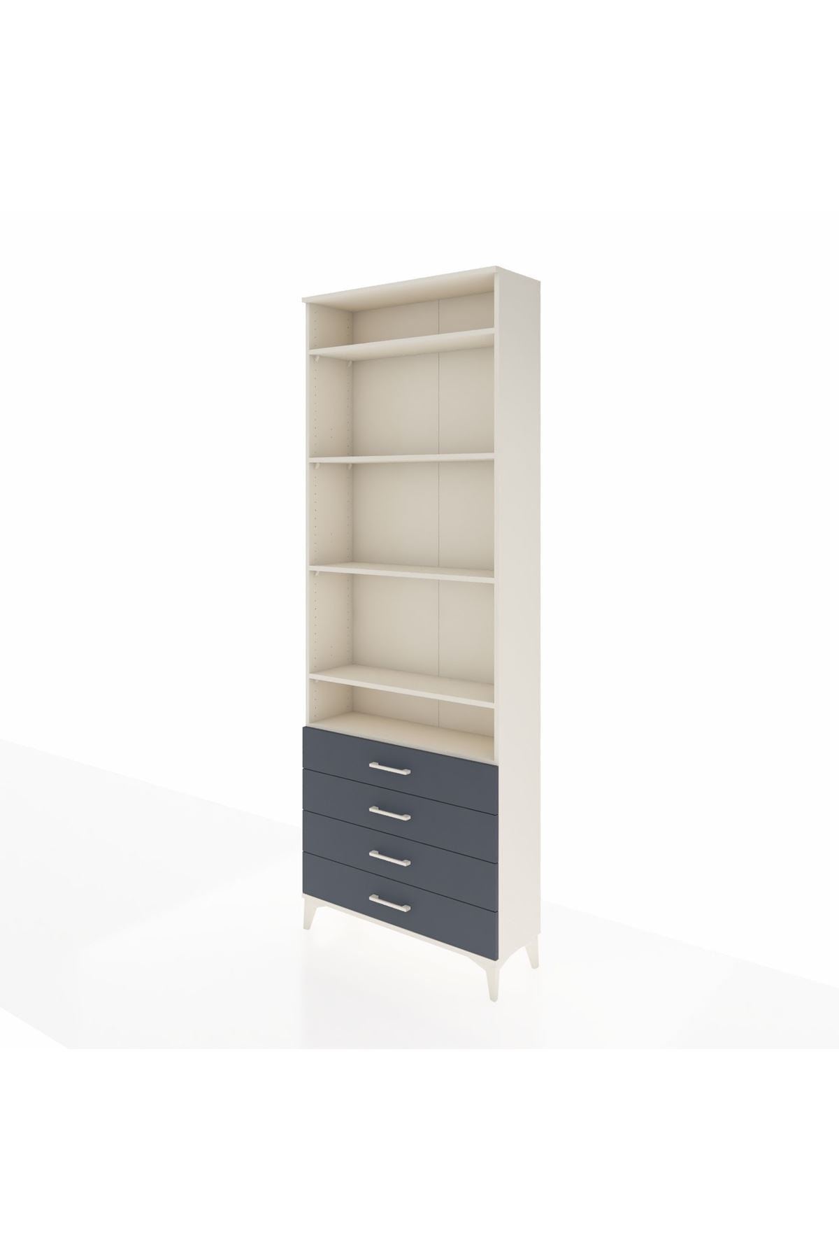 Arges Dolap 5 Raflı 4 Çekmeceli 88x30x243 - S33M246V2A
