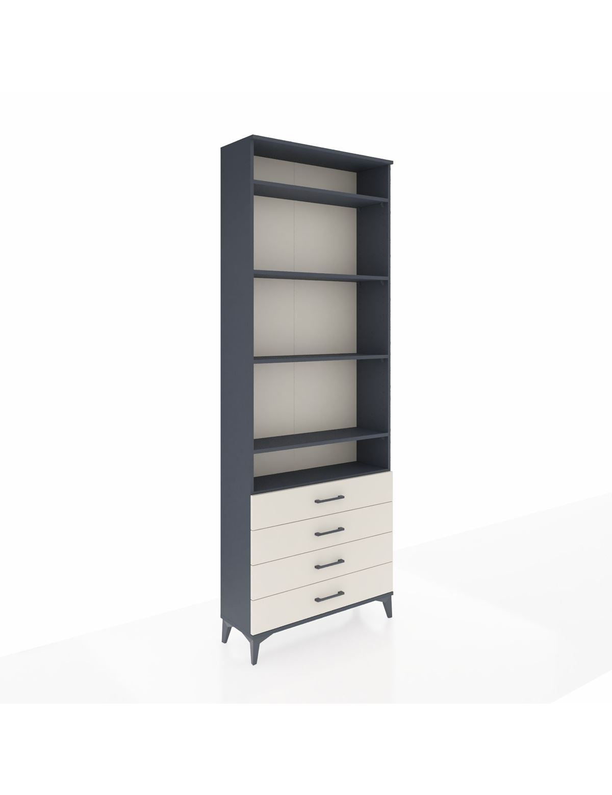 Arges Dolap 5 Raflı 4 Çekmeceli 88x30x243 - S33M246V4A