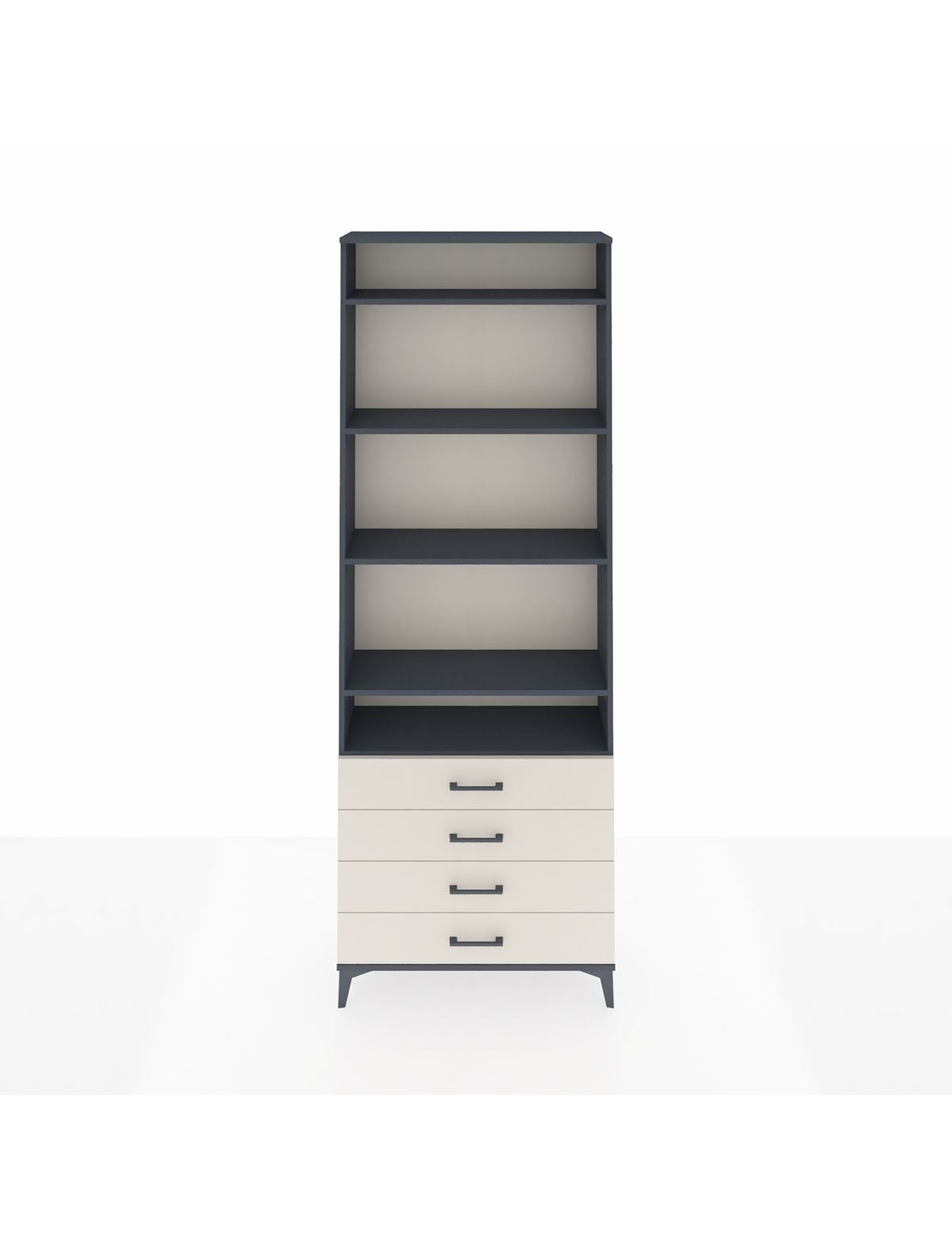 Arges Dolap 5 Raflı 4 Çekmeceli 88x30x243 - S33M246V4A