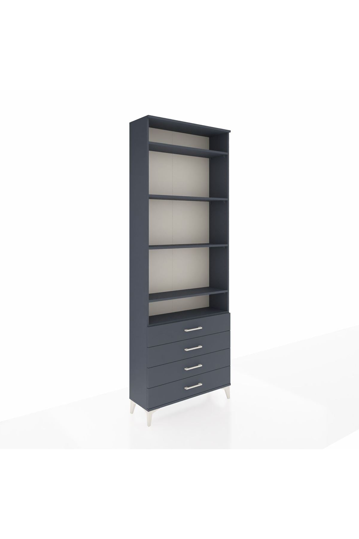 Arges Dolap 5 Raflı 4 Çekmeceli 88x30x243 - S33M246V5A