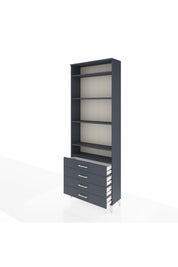 Arges Dolap 5 Raflı 4 Çekmeceli 88x30x243 - S33M246V5A