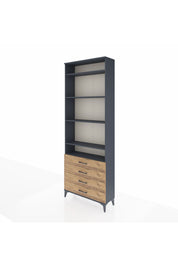 Arges Dolap 5 Raflı 4 Çekmeceli 88x30x243 - S33M246V6A