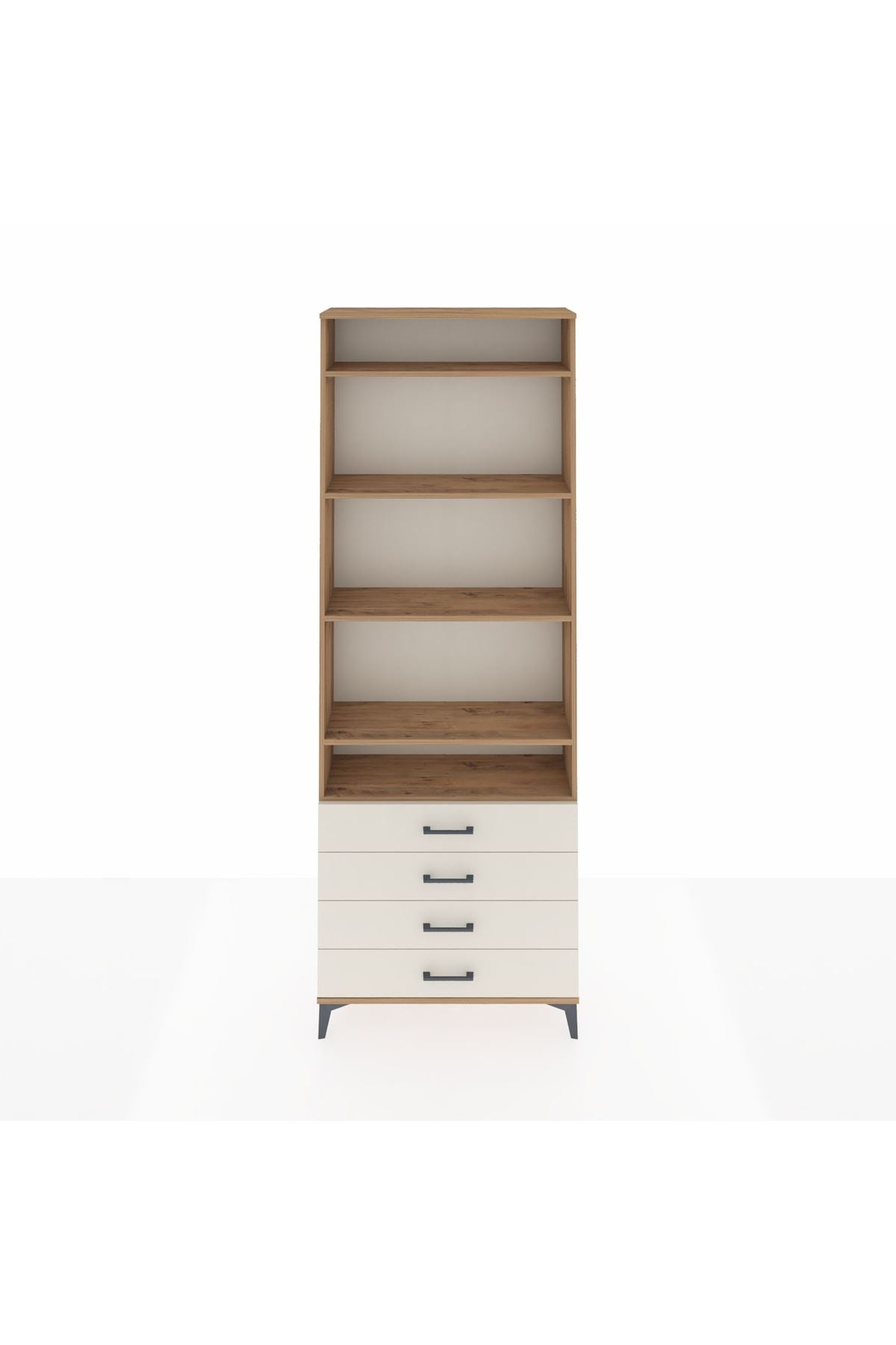Arges Dolap 5 Raflı 4 Çekmeceli 88x30x243 - S33M246V7A