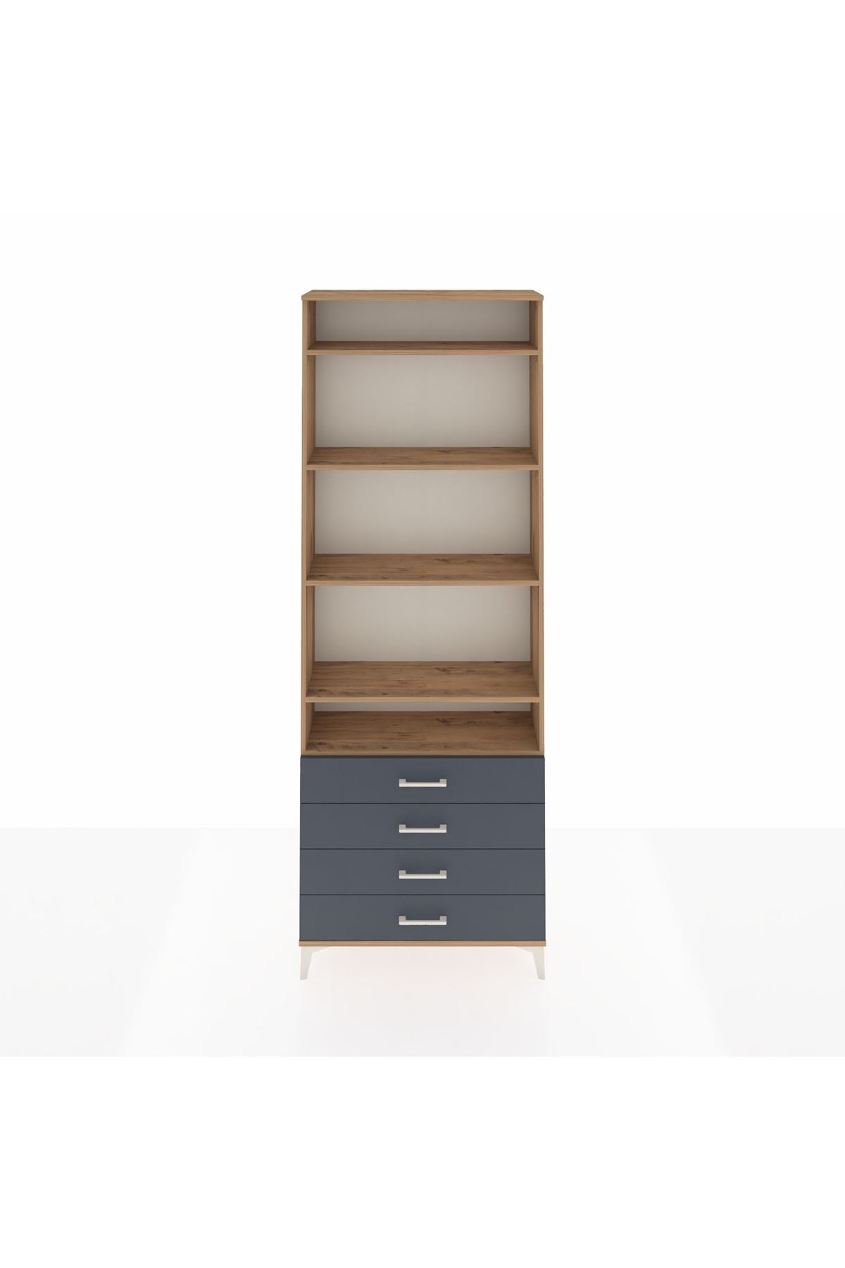 Arges Dolap 5 Raflı 4 Çekmeceli 88x30x243 - S33M246V8A