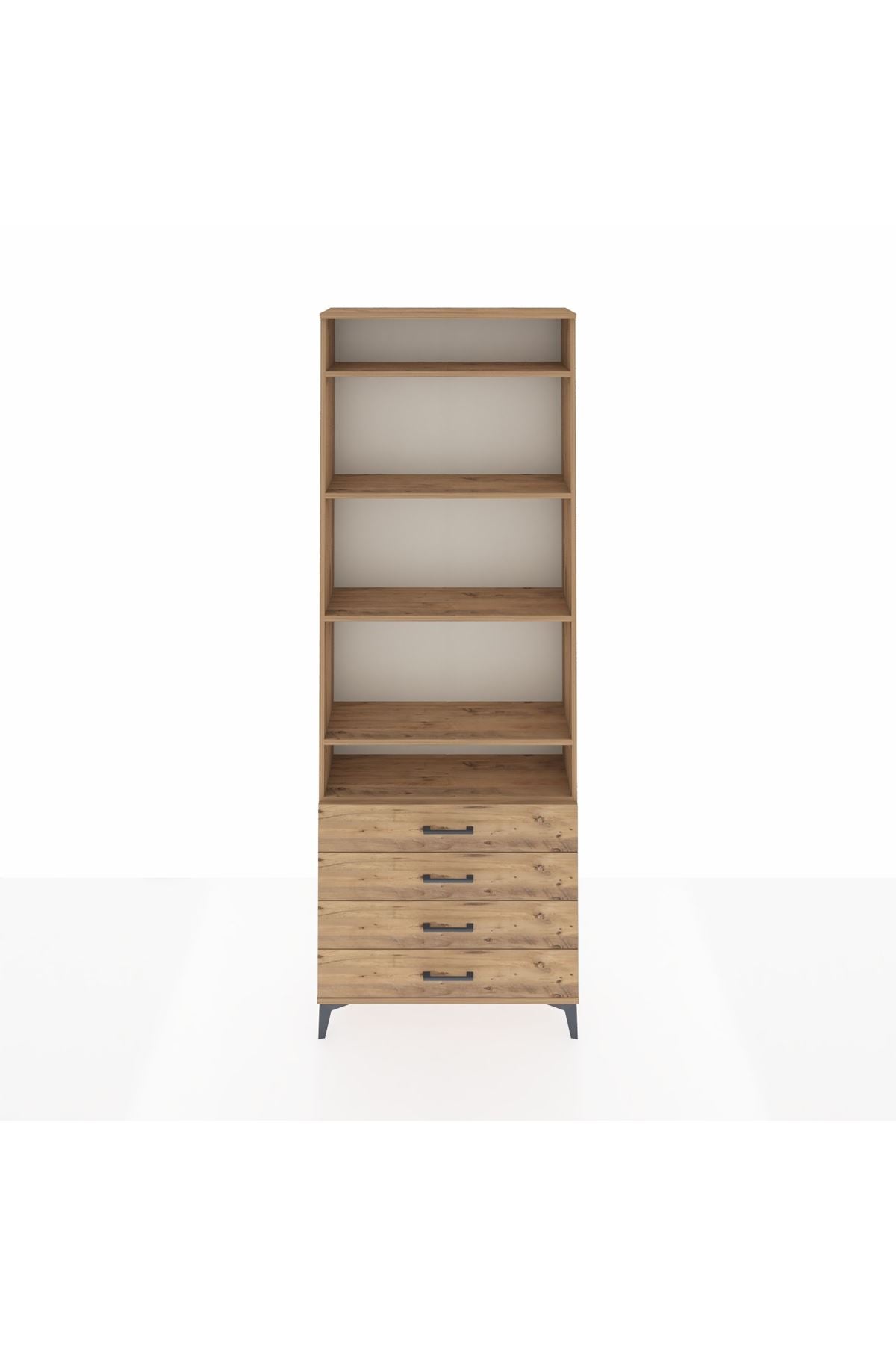 Arges Dolap 5 Raflı 4 Çekmeceli 88x30x243 - S33M246V9A