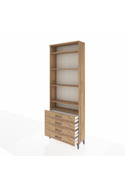 Arges Dolap 5 Raflı 4 Çekmeceli 88x30x243 - S33M246V9A