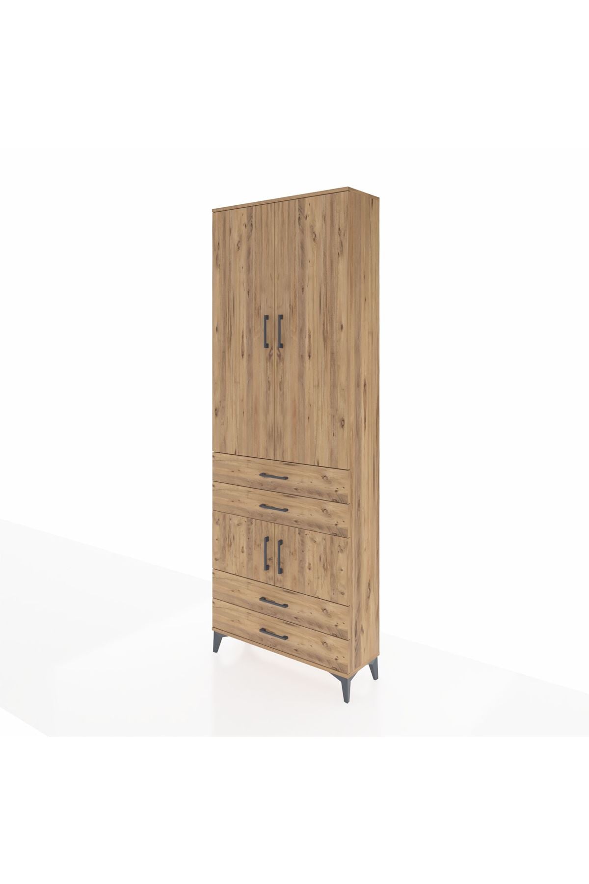 Arges Dolap 5 Raflı 4 Çekmeceli 4 Kapaklı 88x30x243 - S33M247V9A